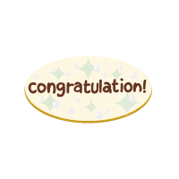ケーキ用プレート（congratulation!）