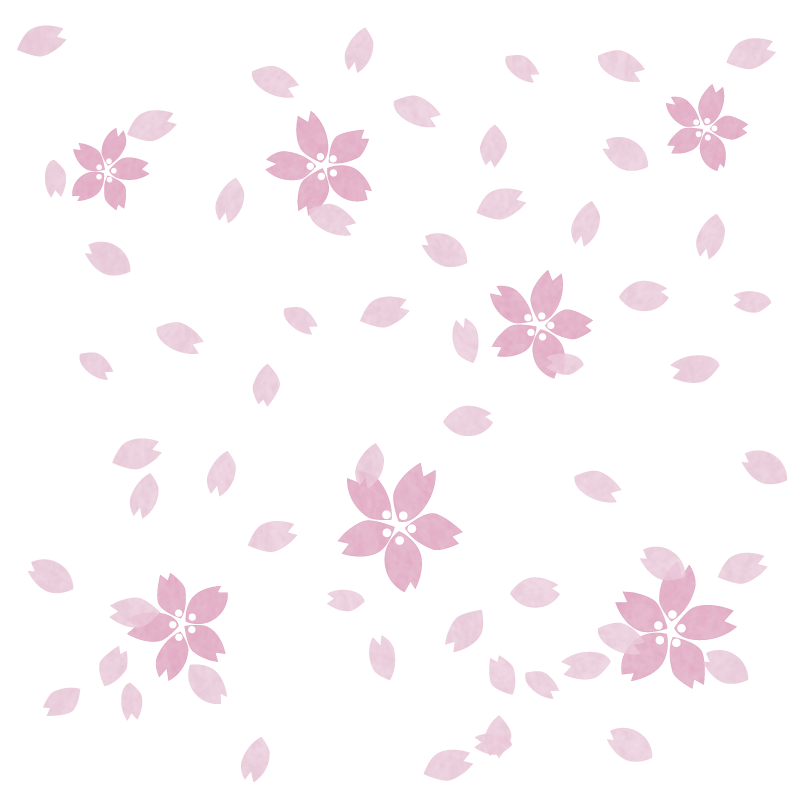桜の壁紙（花と花びら）